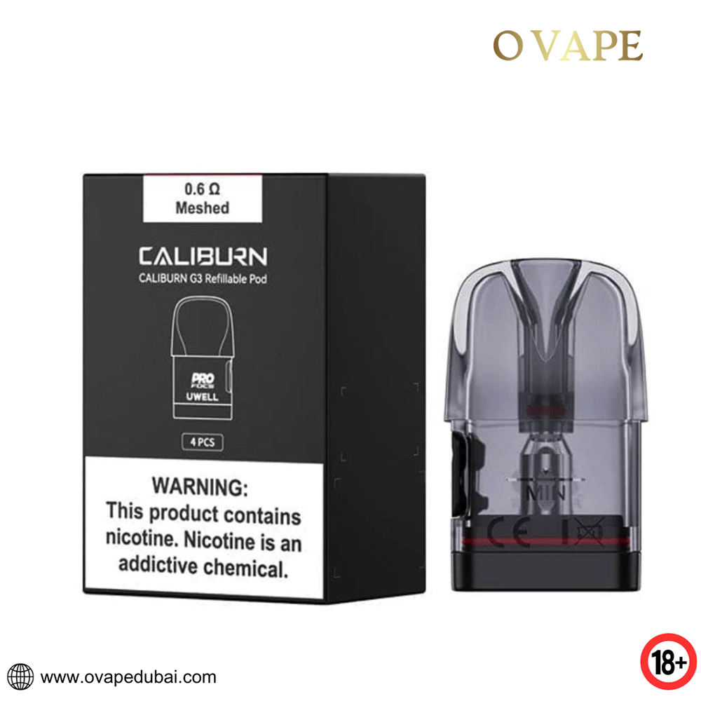 Caliburn G3 Refillable Pod 0.6 ohm Meshed