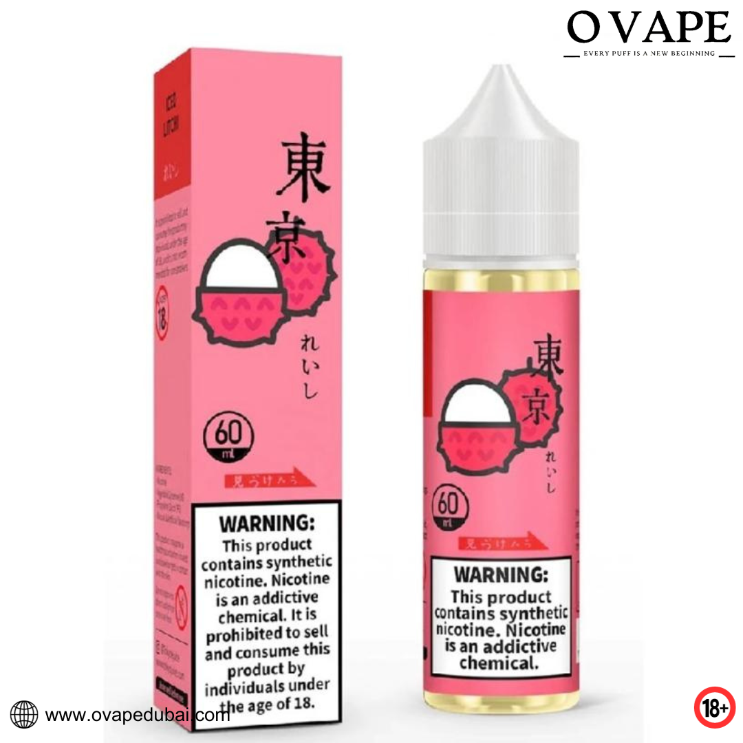 Tokyo E-Juice Zero Nicotine Iced Litchi in Dubai, UAE