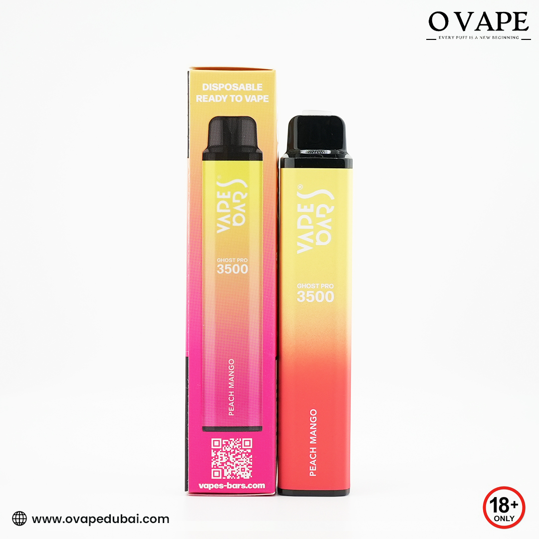 Vapes Bars Disposable Ghost Pro 3500 – Peach Mango in Dubai, UAE