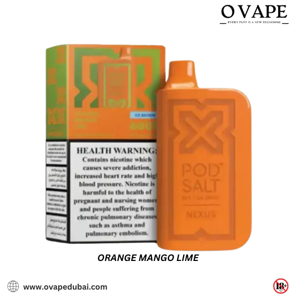 Orange Mango Lime Nexus 6000 Pod Salt in Dubai, UAE