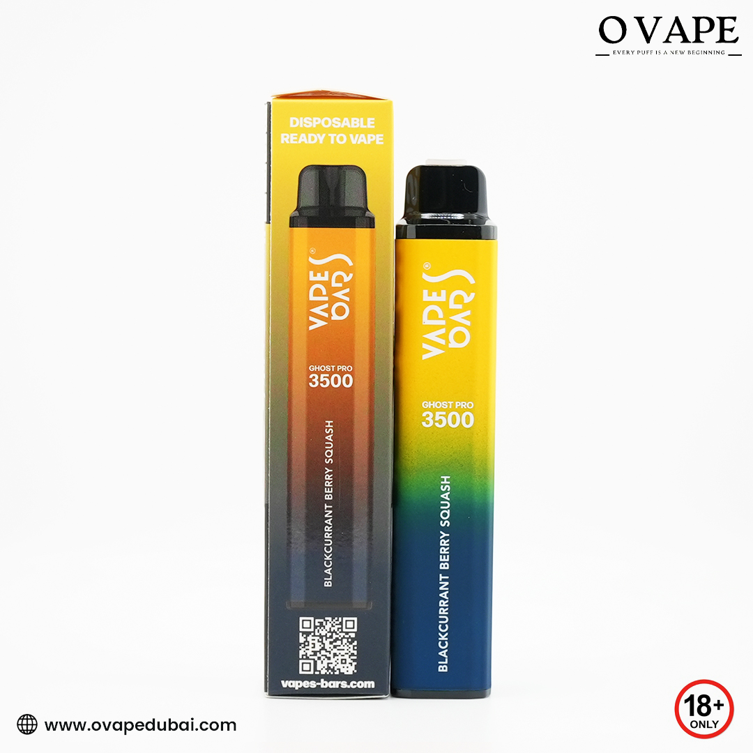 Vapes Bars Disposable Ghost Pro 3500 – Blackcurrant Berry Squash in Dubai, UAE