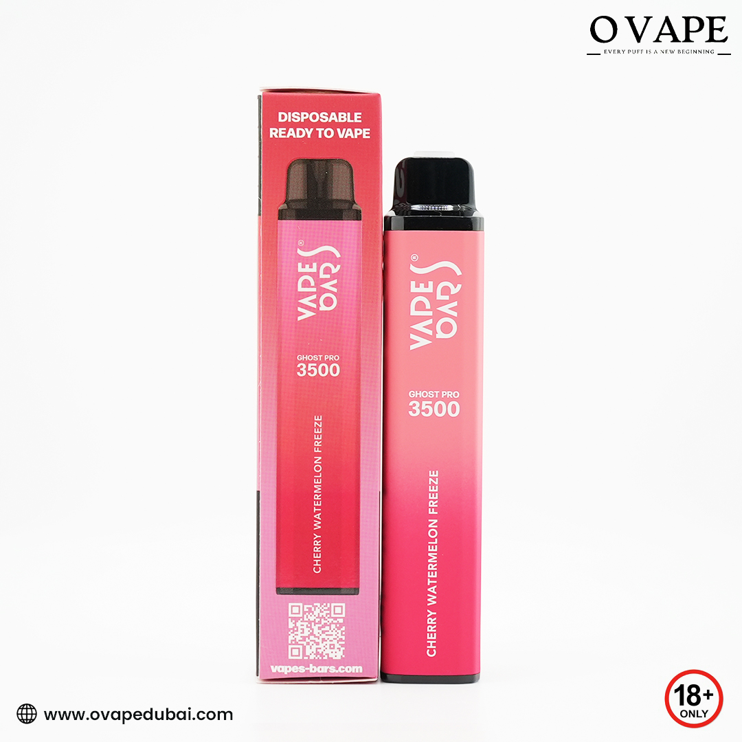 Vapes Bars Disposable Ghost Pro 3500 – Cherry Watermelon Freeze in Dubai, UAE