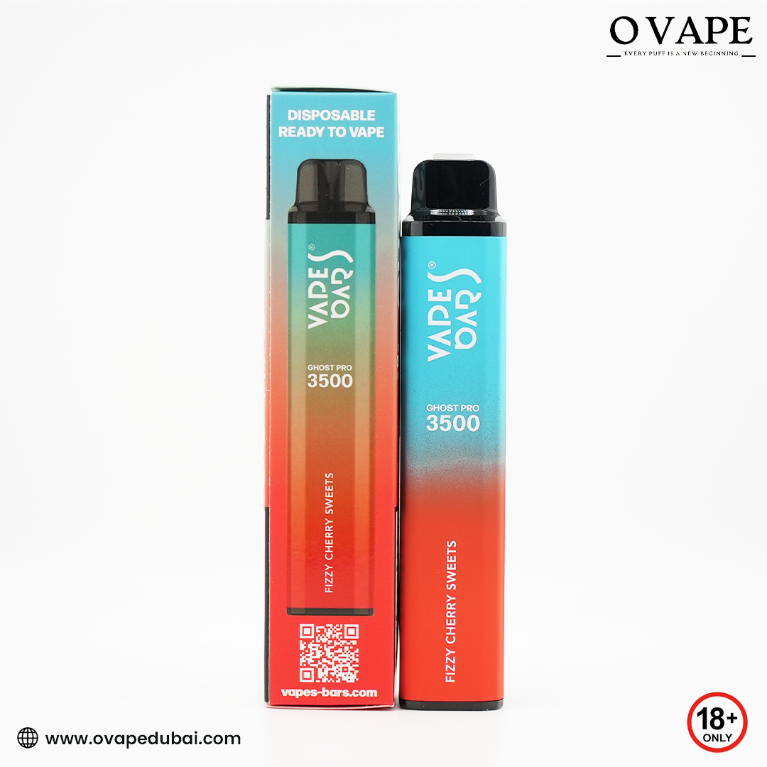 Vapes Bars Disposable Ghost Pro 3500 – Fizzy Cherry Sweets in Dubai, UAE
