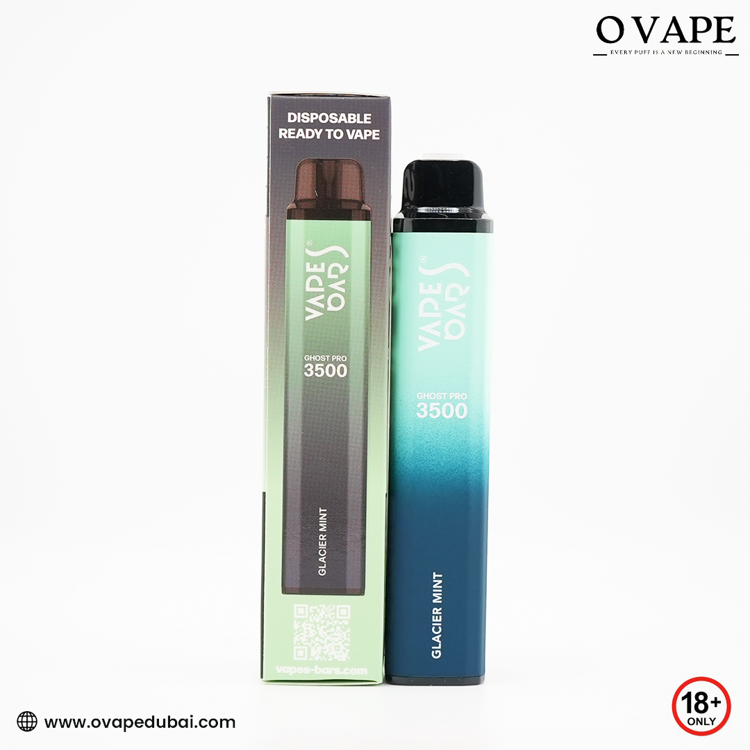 Vapes Bars Disposable Ghost Pro 3500 – Glacier Mint in Dubai, UAE
