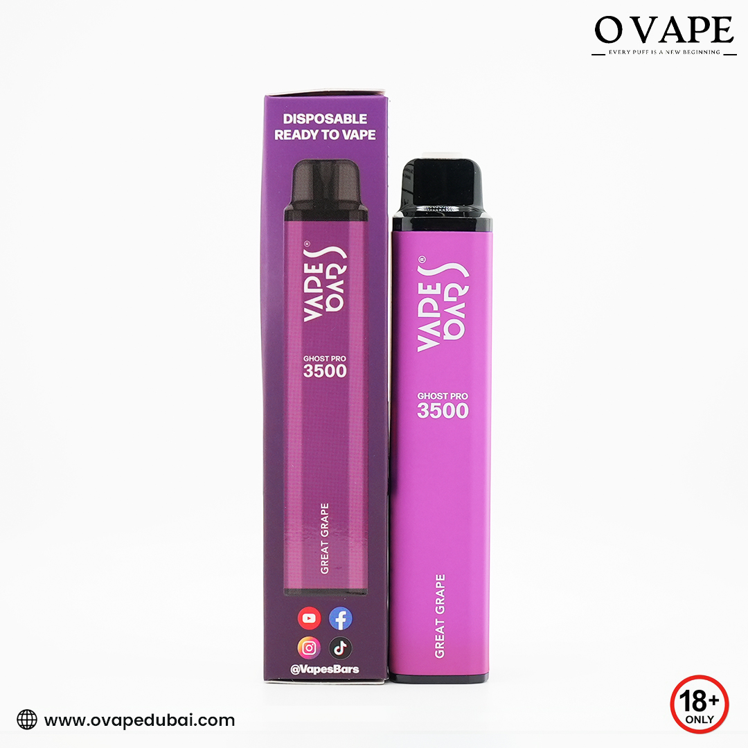 Vapes Bars Disposable Ghost Pro 3500 – Great Grape in Dubai, UAE
