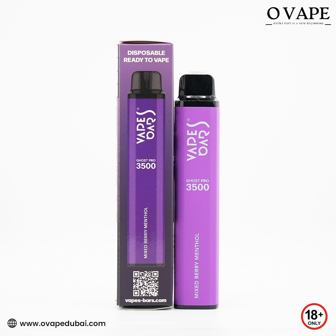 Vapes Bars Disposable Ghost Pro 3500 – Mixed Berry Menthol in Dubai, UAE