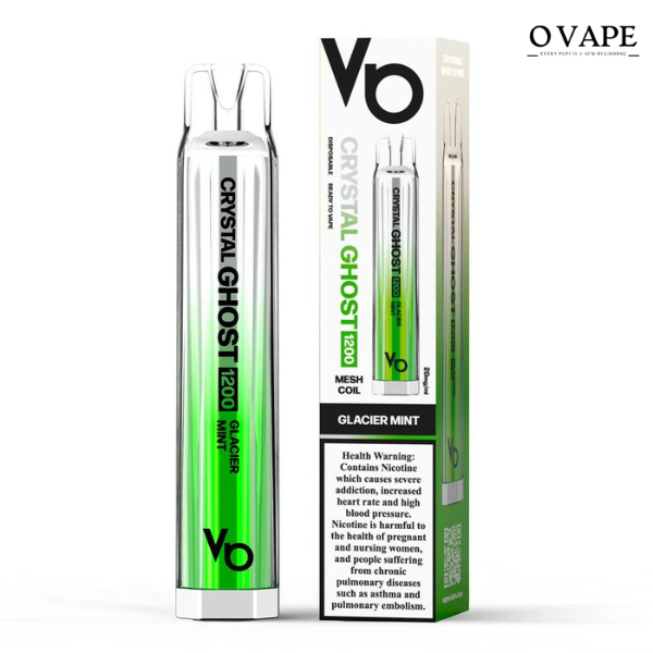 Crystal-Ghost-Glacier-mint-1200-Puffs-Disposable in Dubai, UAE