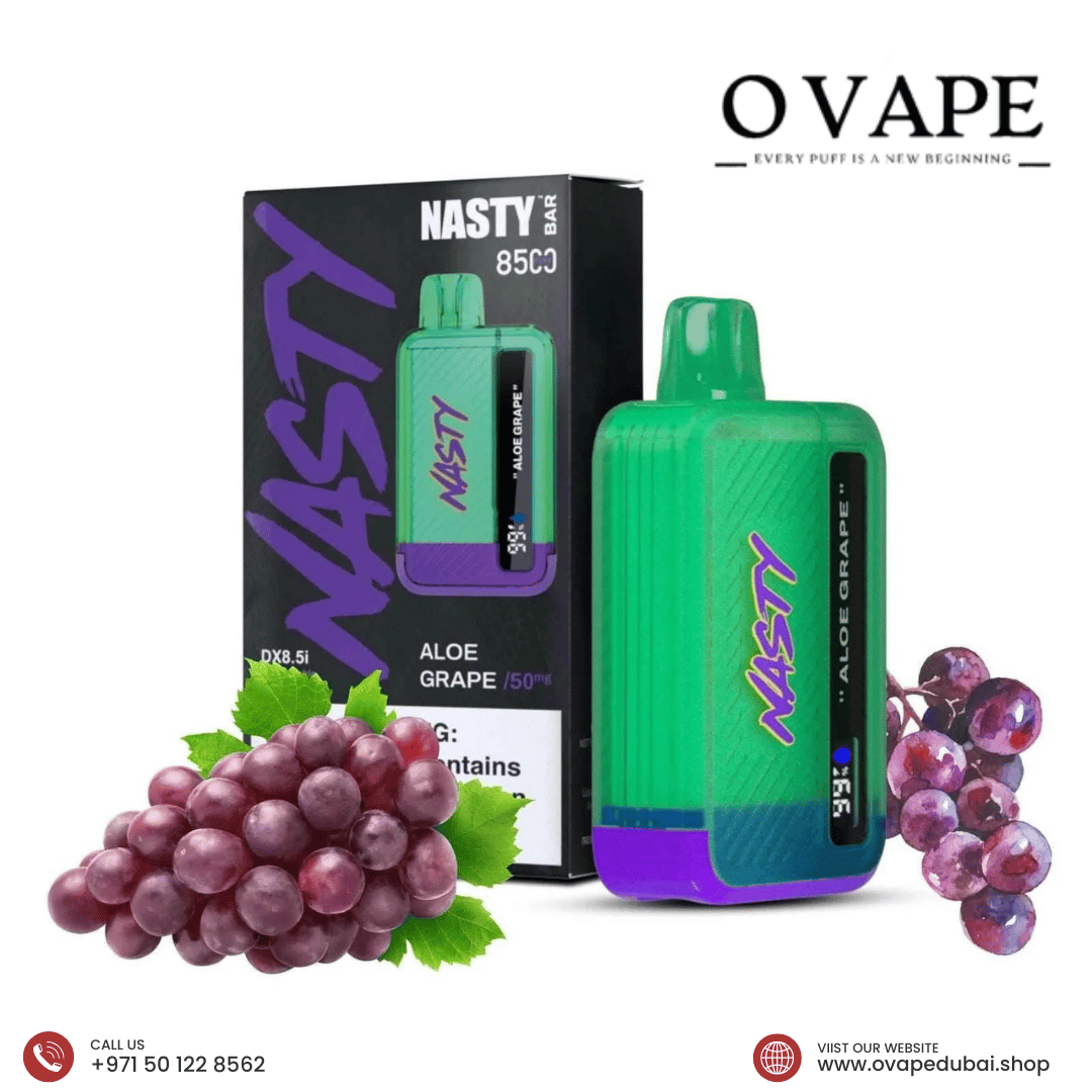 nasty 8500 aloe grape