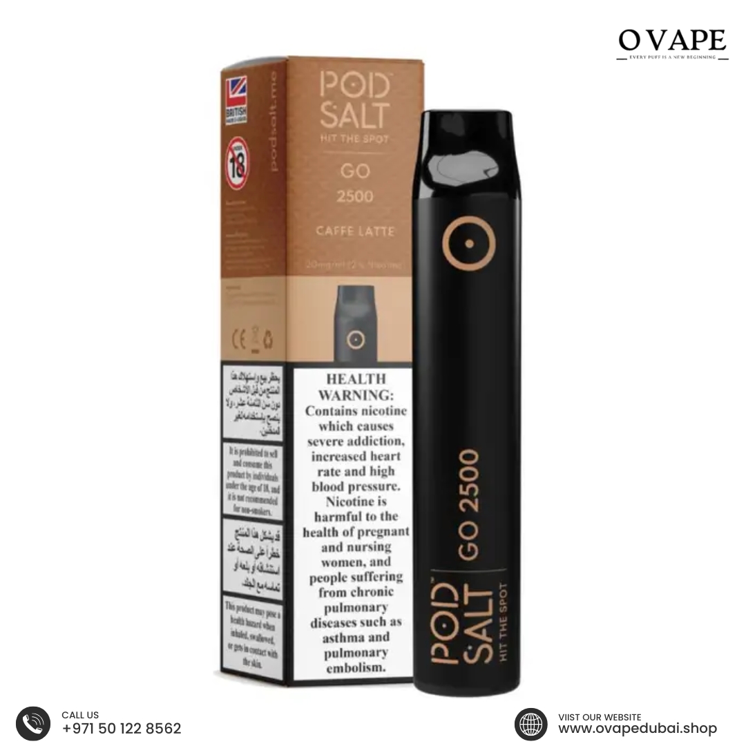 Pod Salt GO Cafee latte 2500 Puffs 20mg Nicotine