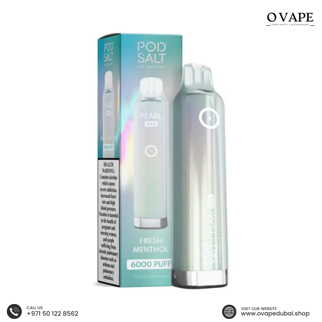 Pod Salt Pearl Bar Fresh Menthol 20mg_ml-6000 Puffs